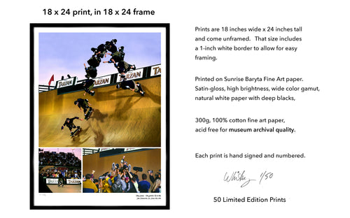 Tony Hawk - The Worlds First 900: LIMITED EDITION Fine Art Print