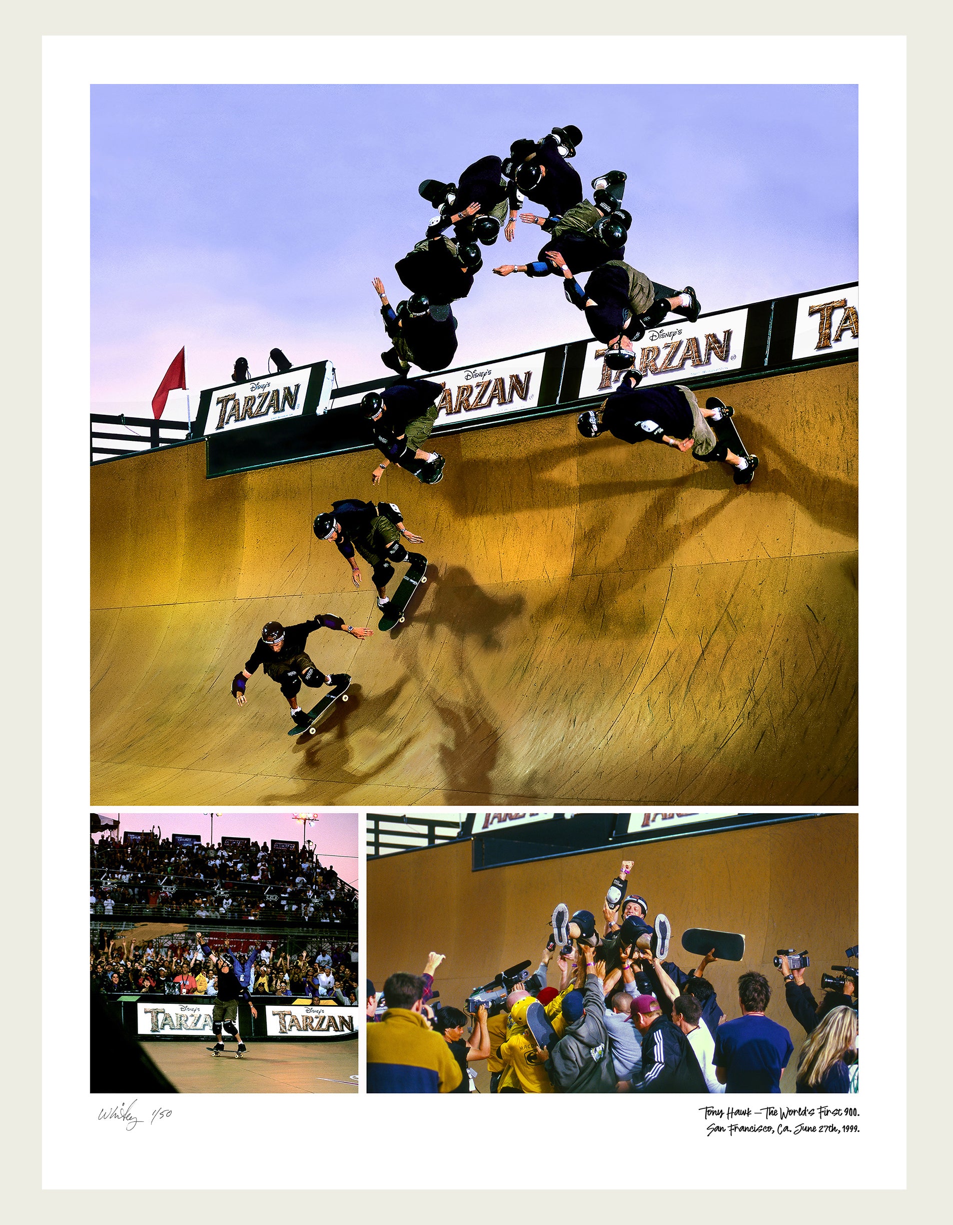 Tony Hawk - The Worlds First 900: LIMITED EDITION Fine Art Print