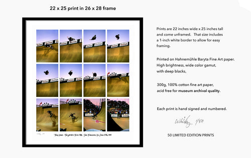 Tony Hawk - The Worlds First 900: LIMITED EDITION Fine Art Print (SEQUENCE)