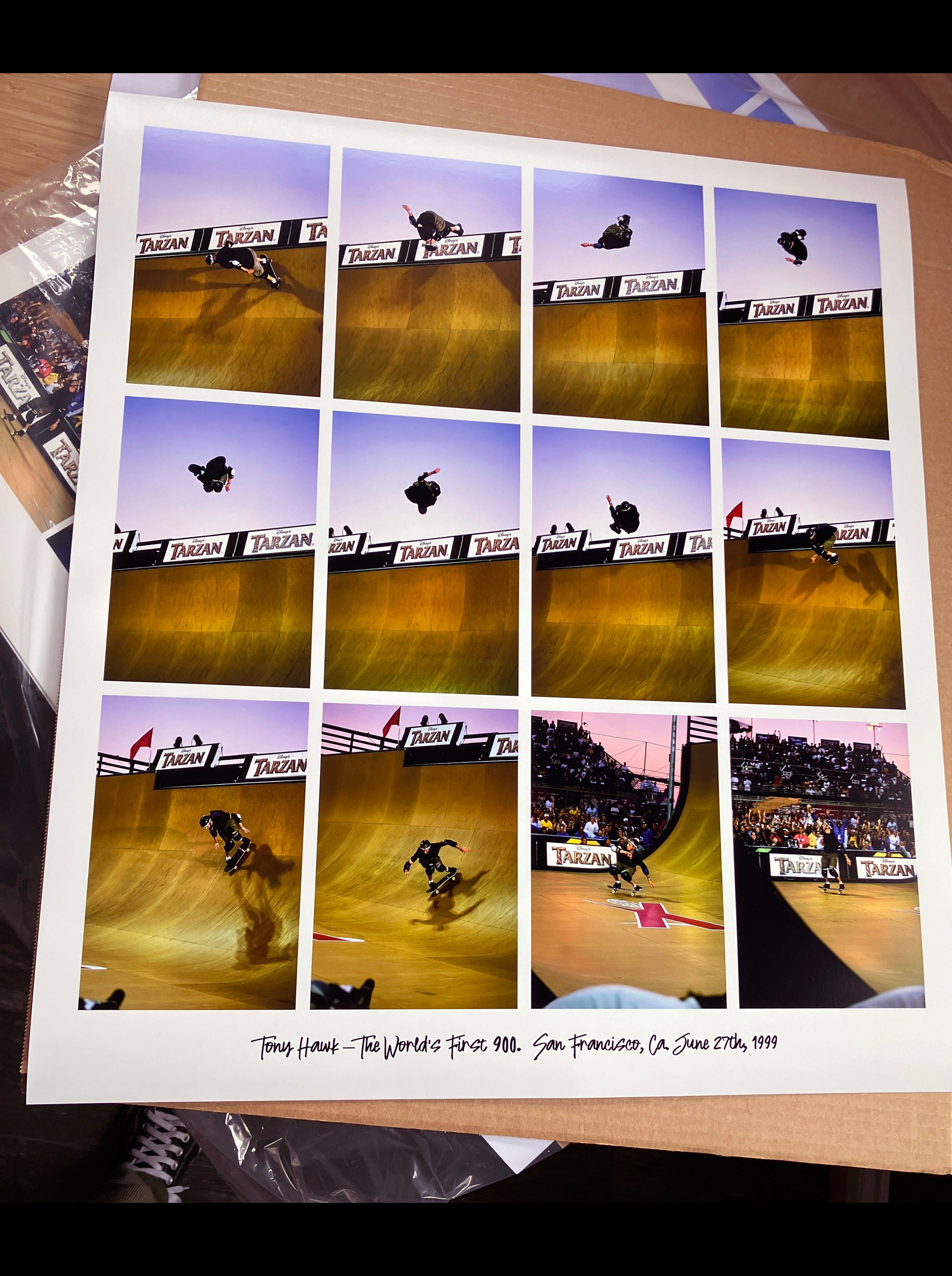 Tony Hawk - The Worlds First 900: LIMITED EDITION Fine Art Print (SEQUENCE)